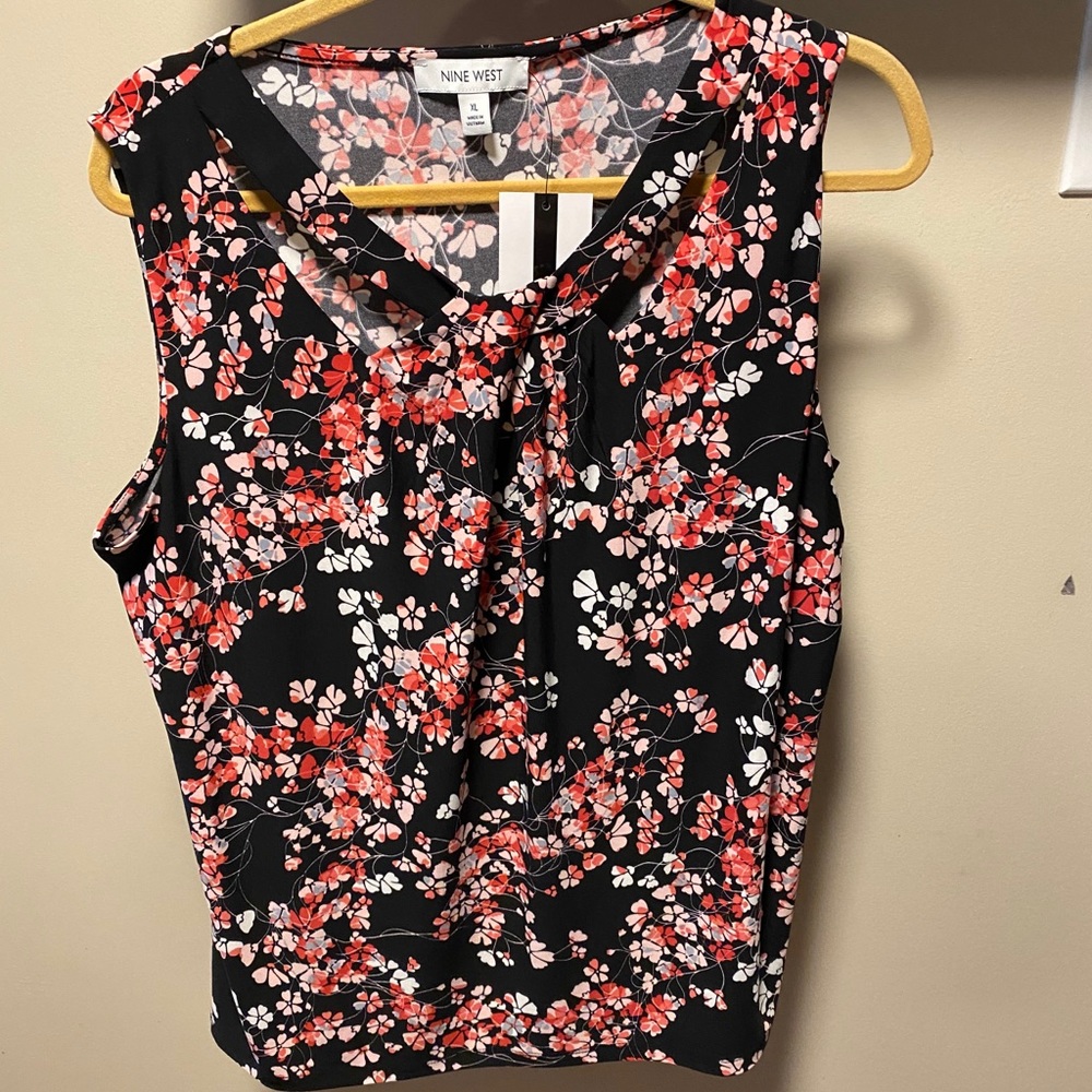 Floral Nine West Tank Top